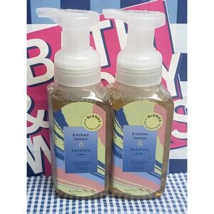 BBW Kitchen Lemon & Honolulu Sun BLENDS Gentle Foaming Hand Soap 2 Pack